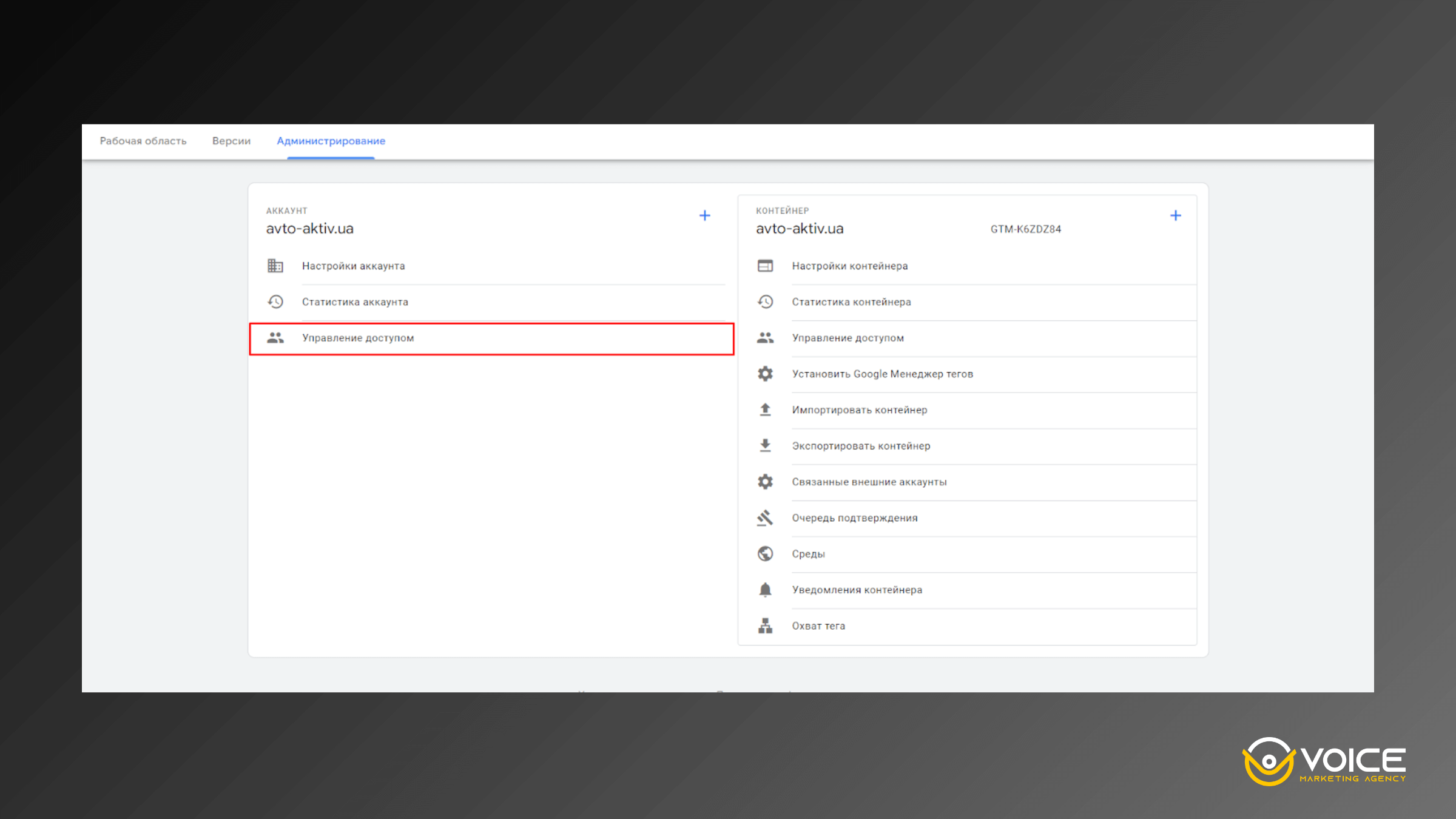 Управление доступом