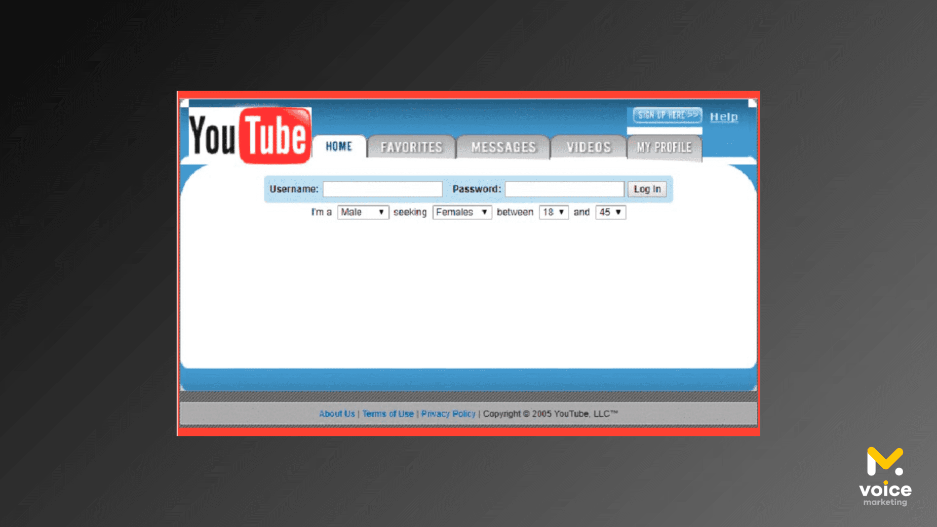 YouTube як додаток для знайомств